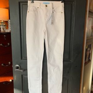 New Draper James white tootsie  jeans 25